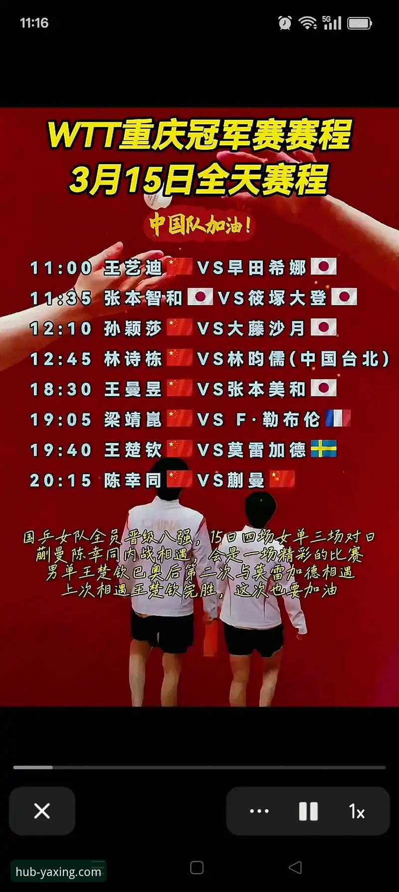 从亚星体育平台观看WTT重庆赛：解锁流畅观赛与深度分析的完整指南